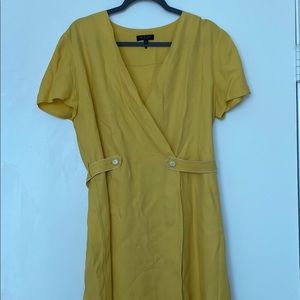 Yellow cocktail dress party. Rag and Bone. Size L